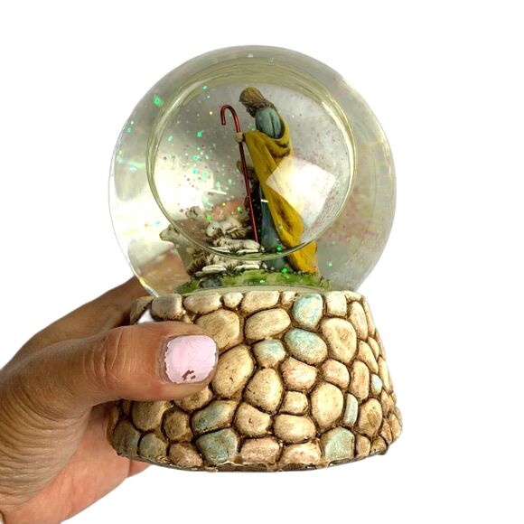 Nativity Action Snow Glitter Globe Christmas Holiday Birth Of Jesus by Rite Aid - Picture 12 of 12